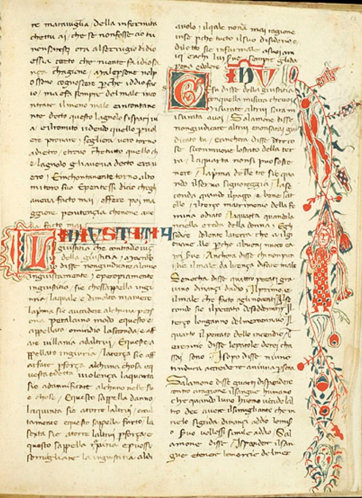 Sample page - Morgan Library MS M.770