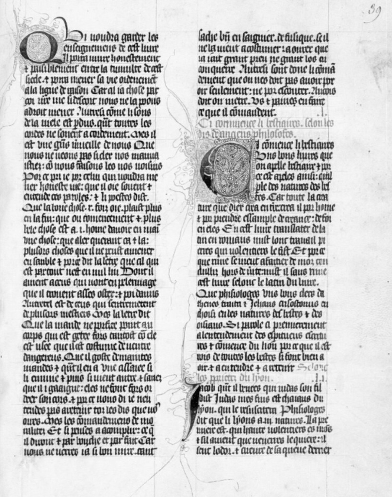 Sample page - Bibliothèque Nationale de France fr. 834