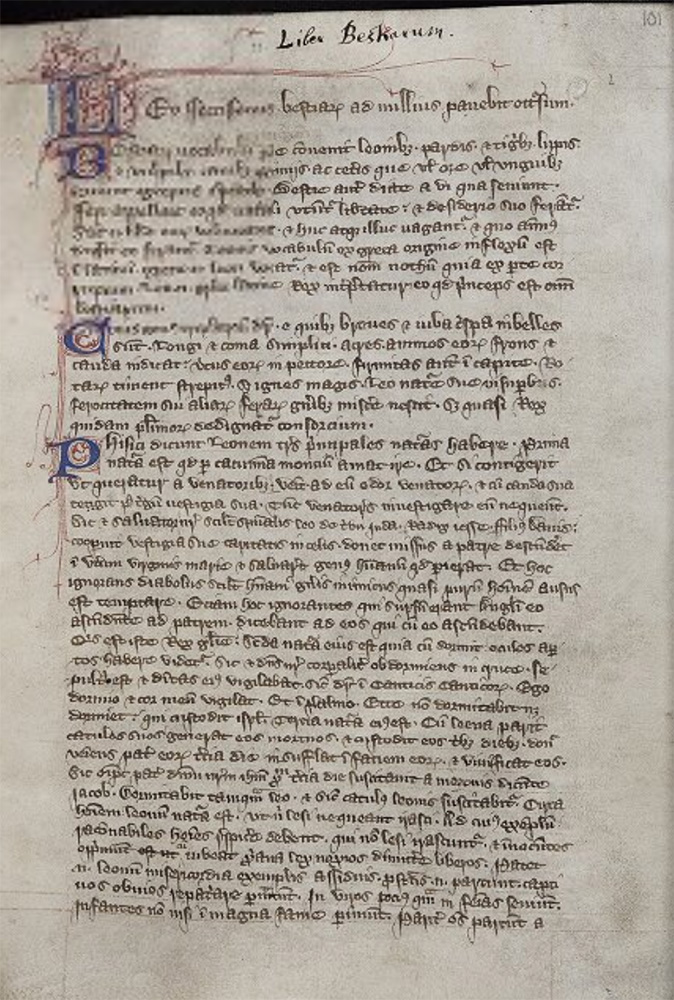 Sample page - Durham University Library Cosin MS V.ii.5