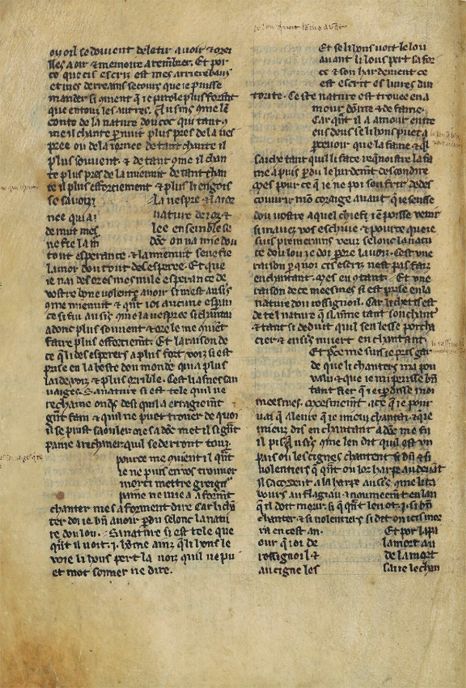 Sample page - Bibliothèque Nationale de France fr. 24406