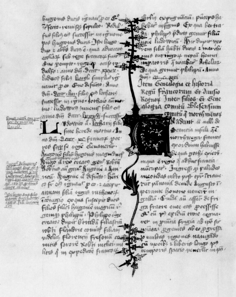 Sample page - Bibliothèque Nationale de France lat. 09675