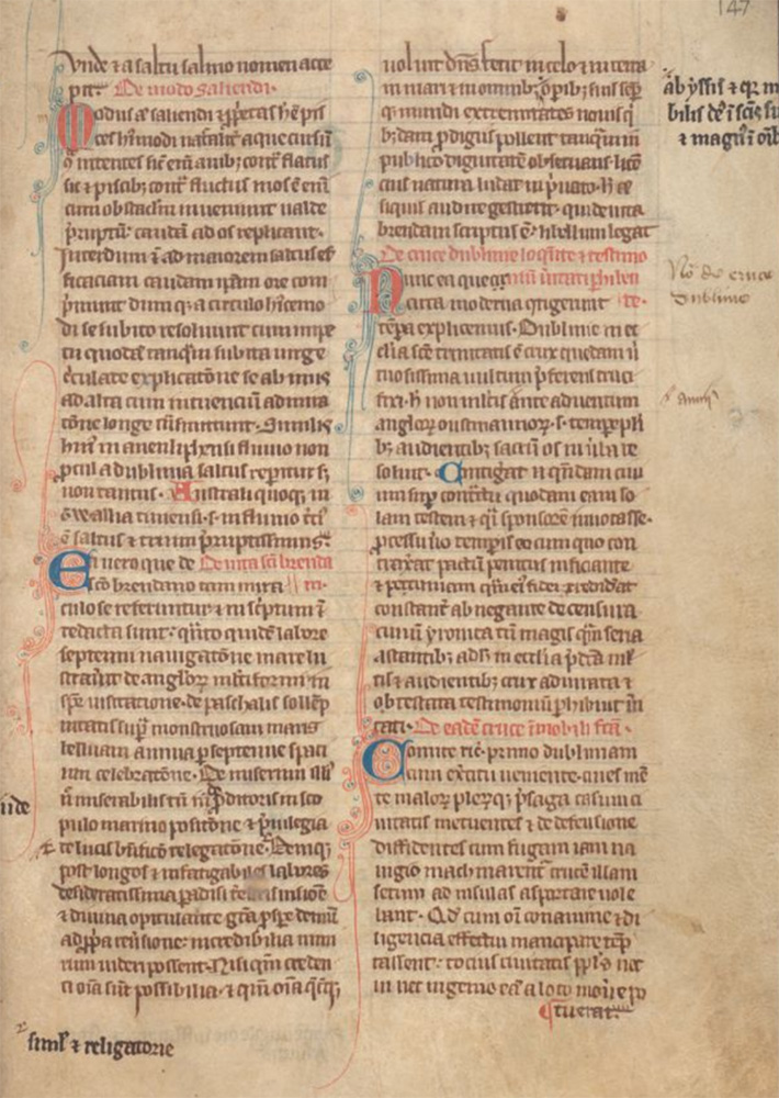 Sample page - Trinity College Library (Dublin) IE TCD MS 11500