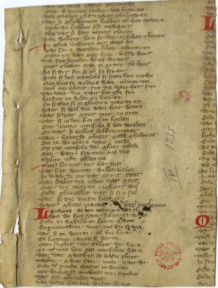 Sample page - Koninklijke Bibliotheek van België MS. IV 1235