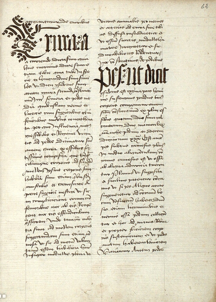 Sample page - Bibliothèque Mazarine Ms 3579