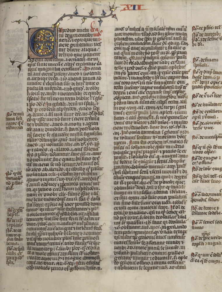 Sample page - Bibliothèque Municipale de Clermond-Ferrand MS 172