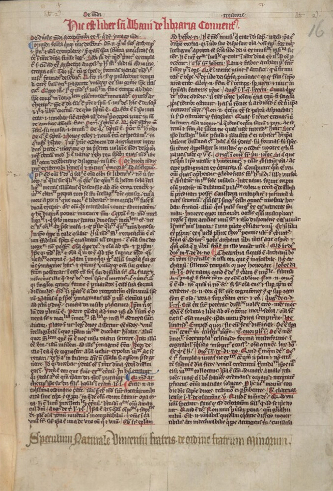 Sample page - Exeter College Library MS. 015