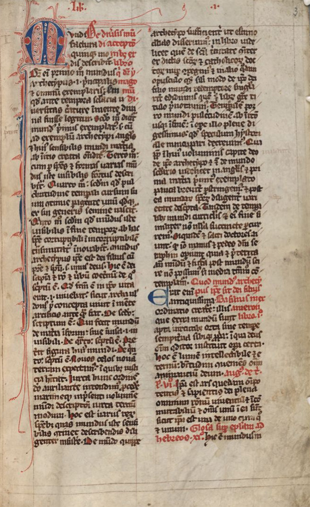 Sample page - Corpus Christi College Parker Library MS 39