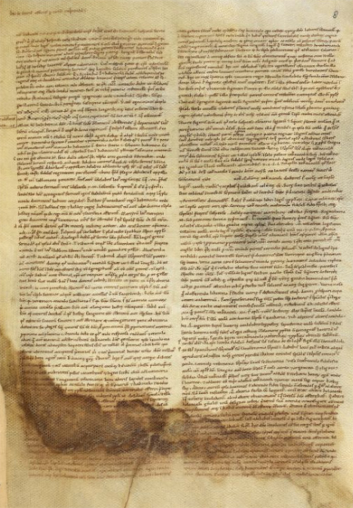 Sample page - British Library Harley MS 3092