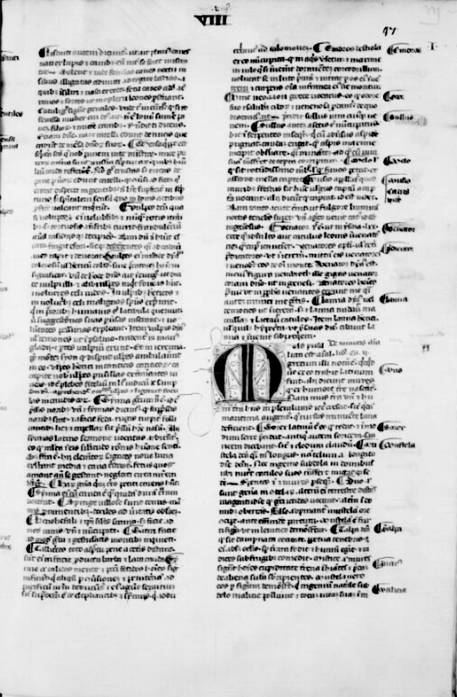 Sample page - Bibliothèque Nationale de France lat. 2420