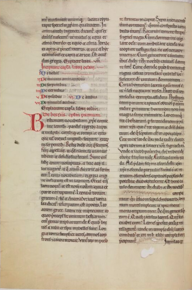 Sample page - Bibliothèque Nationale de France lat. 16879