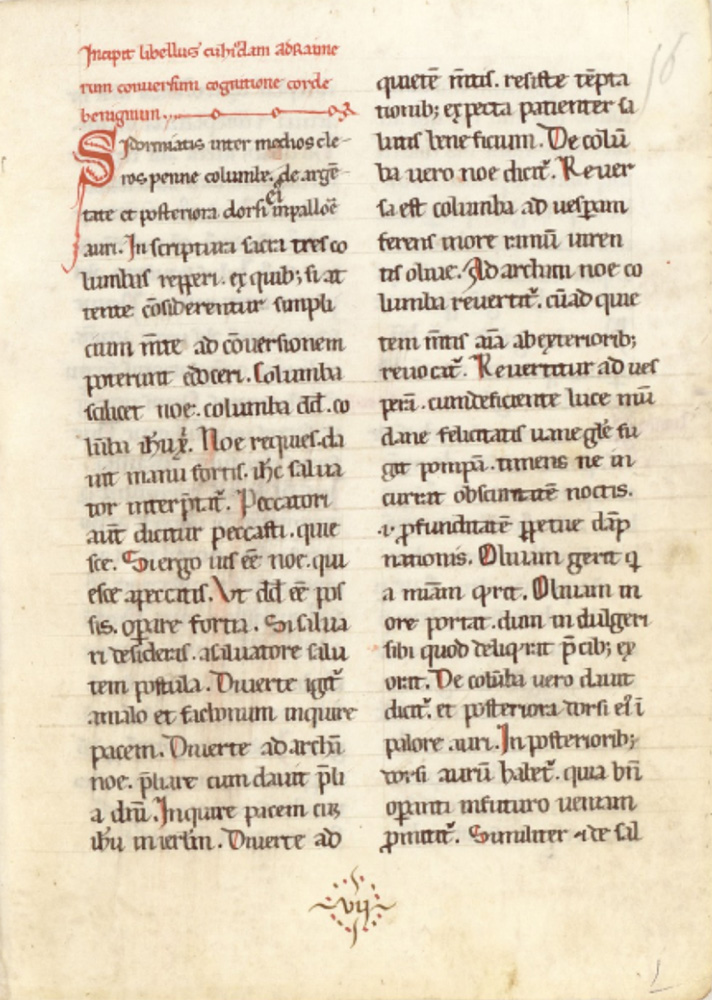 Sample page - Biblioteca del Sacro Convento (Fondo Antico presso) Ms. 568