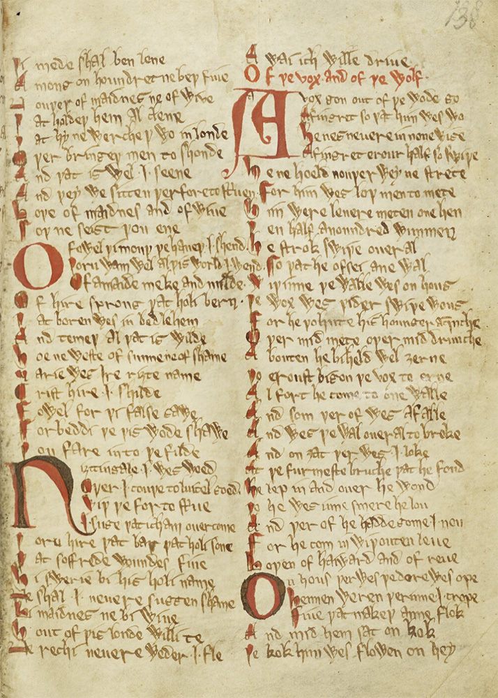 Sample page - Bodleian Library MS. Digby 86