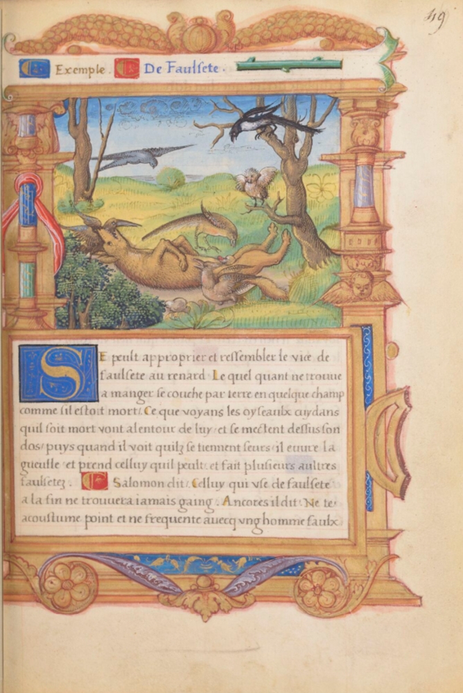 Sample page - Bibliothèque Nationale de France fr. 1877