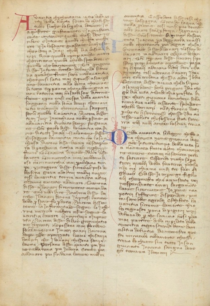 Sample page - Biblioteca Riccardiana Ricc.1070