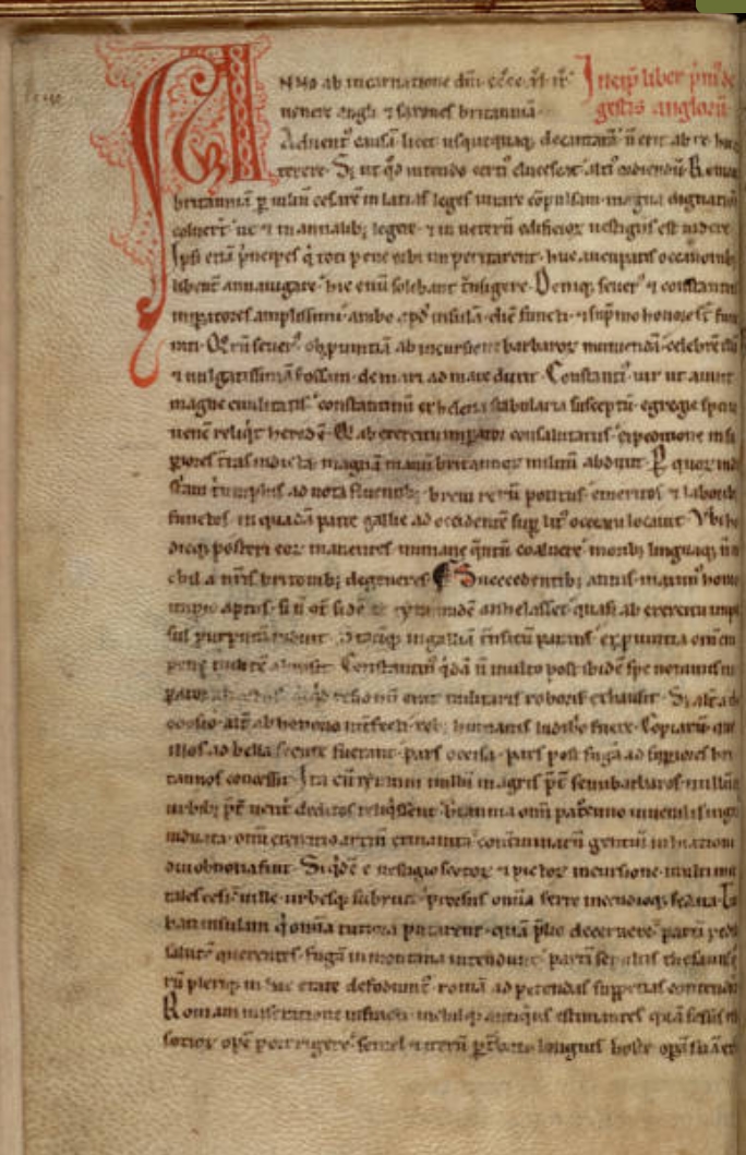 Sample page - Huntington Library HM 627