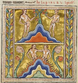 Man and woman in fire