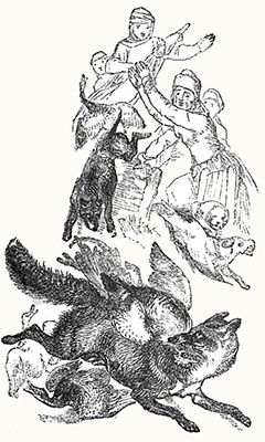 Nun's Priest's Tale, Saunders, 1845